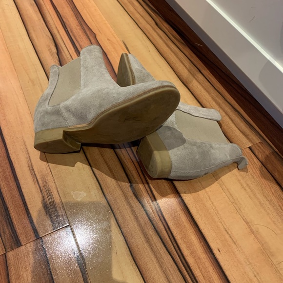 Roots sued, wedged ankle booties - Picture 5 of 8